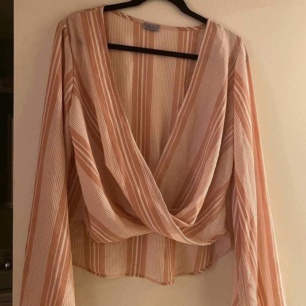 Abbeline Long Sleeve Top Size Large